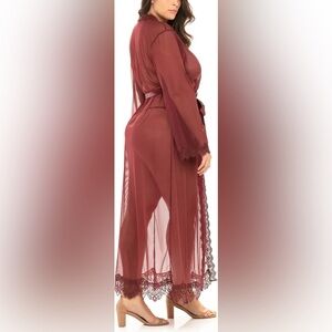 Oh La La Cheri Provence Long Robe Size 1X/2X